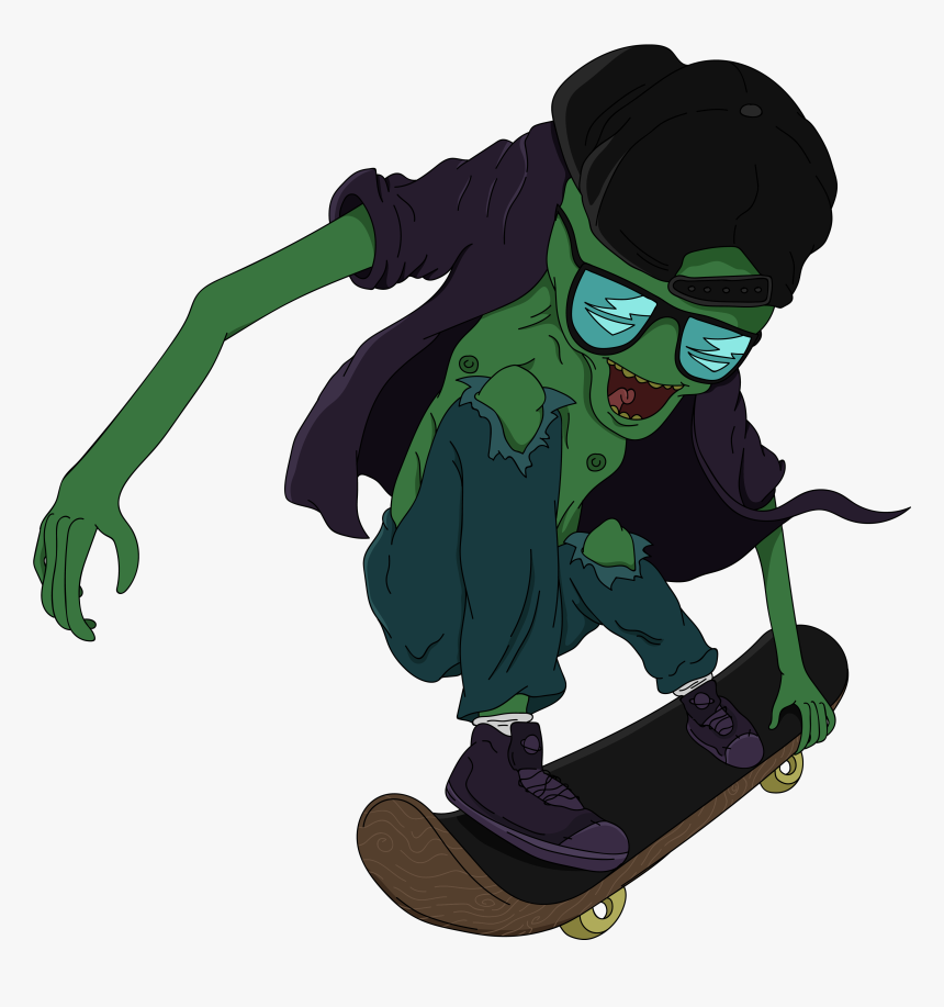 Scifi Skate - Illustration, HD Png Download