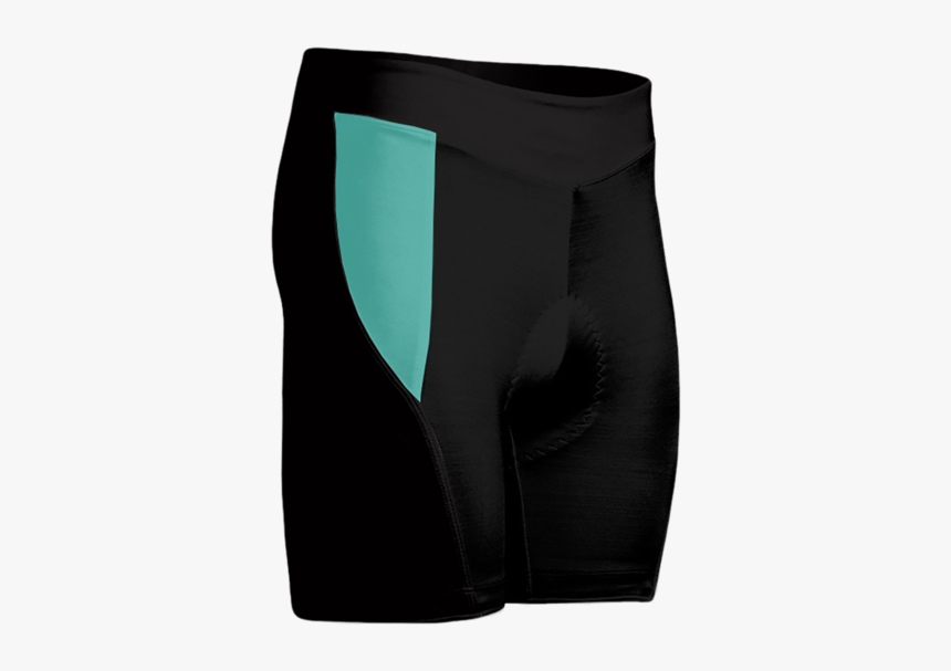 Ebony Women S Aqua Black Label Shorts - Board Short, HD Png Download