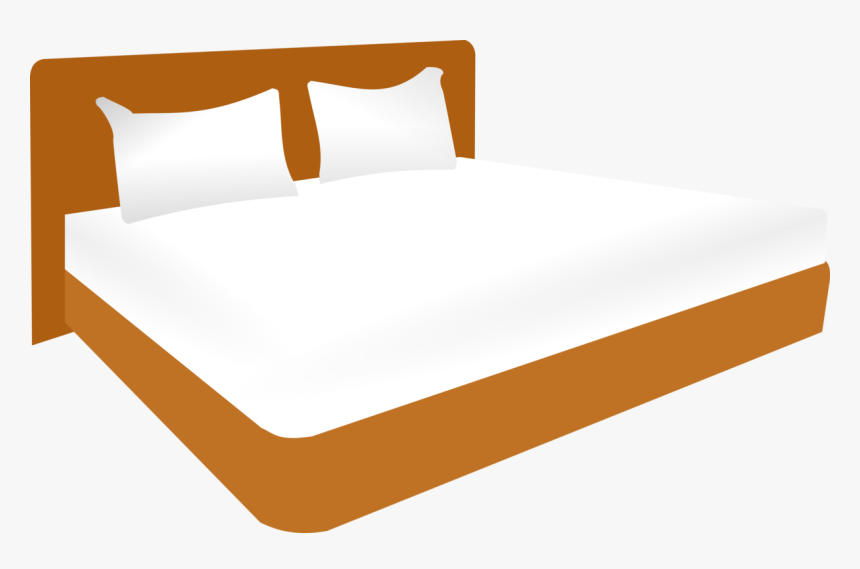 Angle,bed,mattress - Double Bed Clipart, HD Png Download