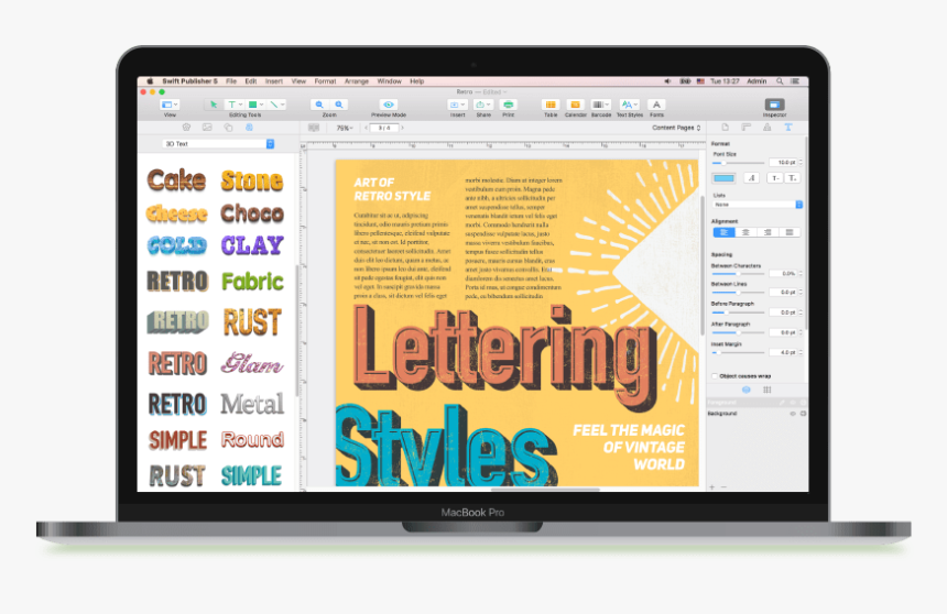 Swift Publisher For Mac Video - Led-backlit Lcd Display, HD Png Download