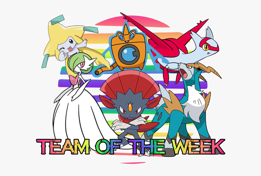 Today S Sample Team, By Flcl, Is For The Uu Meta Get - Pokemon Jirachi, HD Png Download