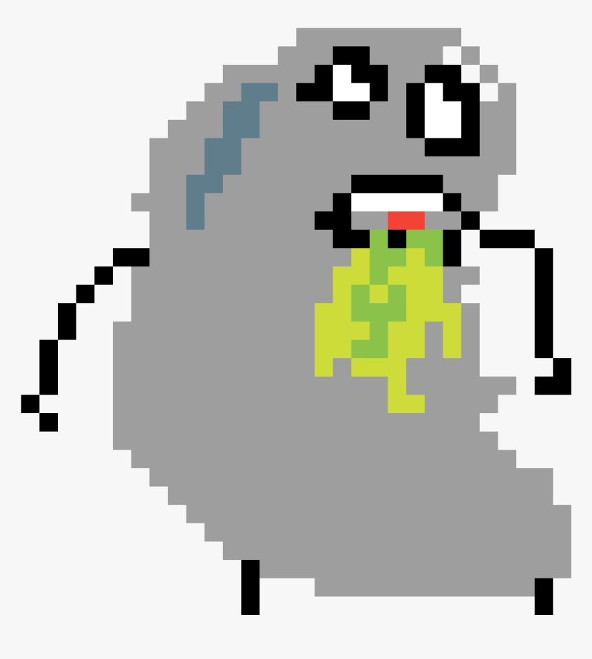 Mr Jelly Bean - Cartoon Pixel Art Easy, HD Png Download