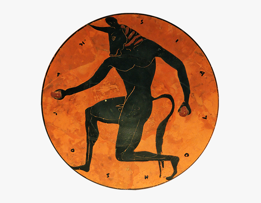 Minotaur Knossos Theseus Ancient Greece Ariadne - Minotaur Greek, HD Png Download