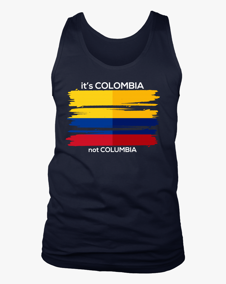 Colombia Men S Tank Colombian Flag Men S Tank Travel - T-shirt, HD Png Download