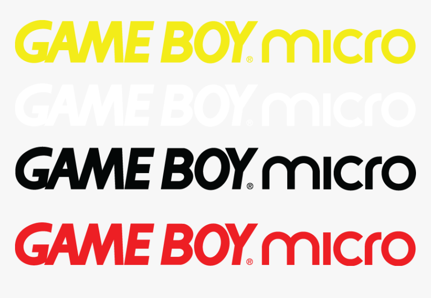 Gameboy Micro Logo, HD Png Download