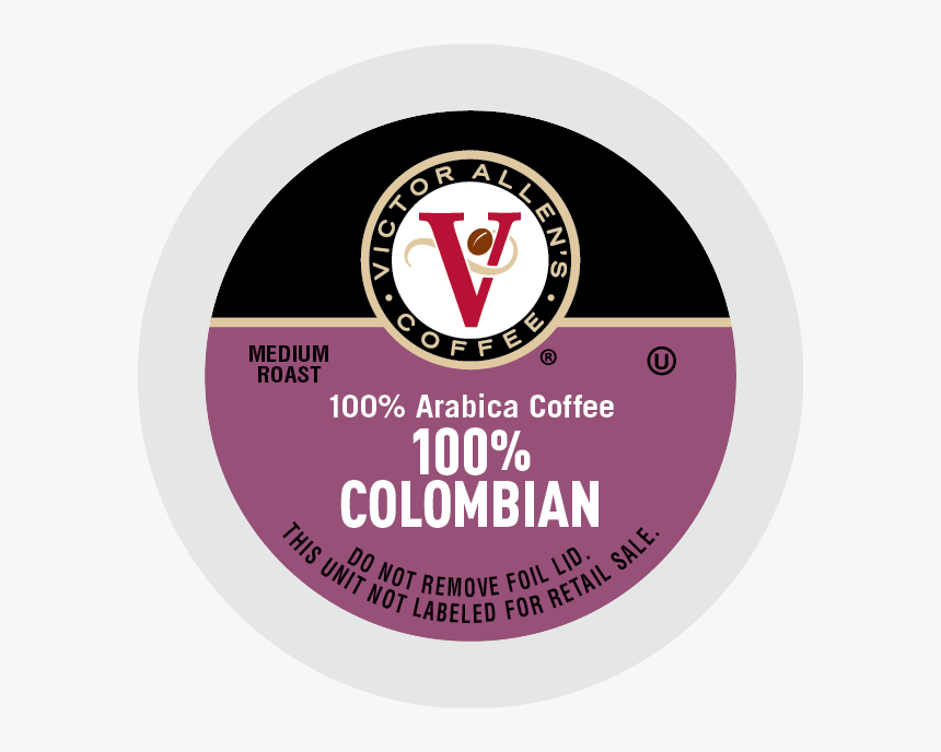 Victor Allen S Coffee K Cups, 100% Colombian Single - Circle, HD Png Download