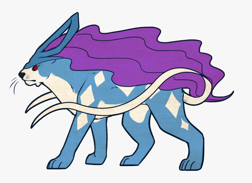 Day 19 - Suicune - Cartoon, HD Png Download