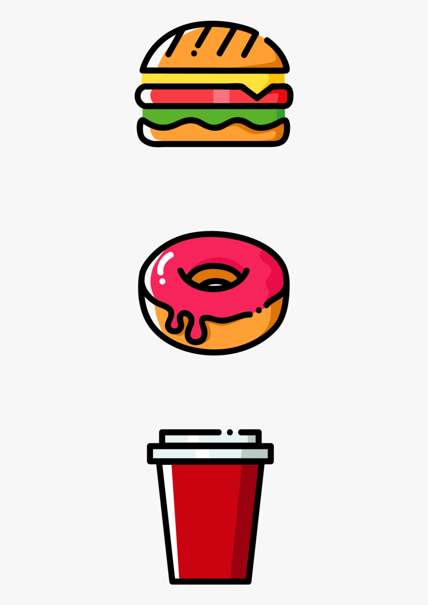 Food Icons, HD Png Download