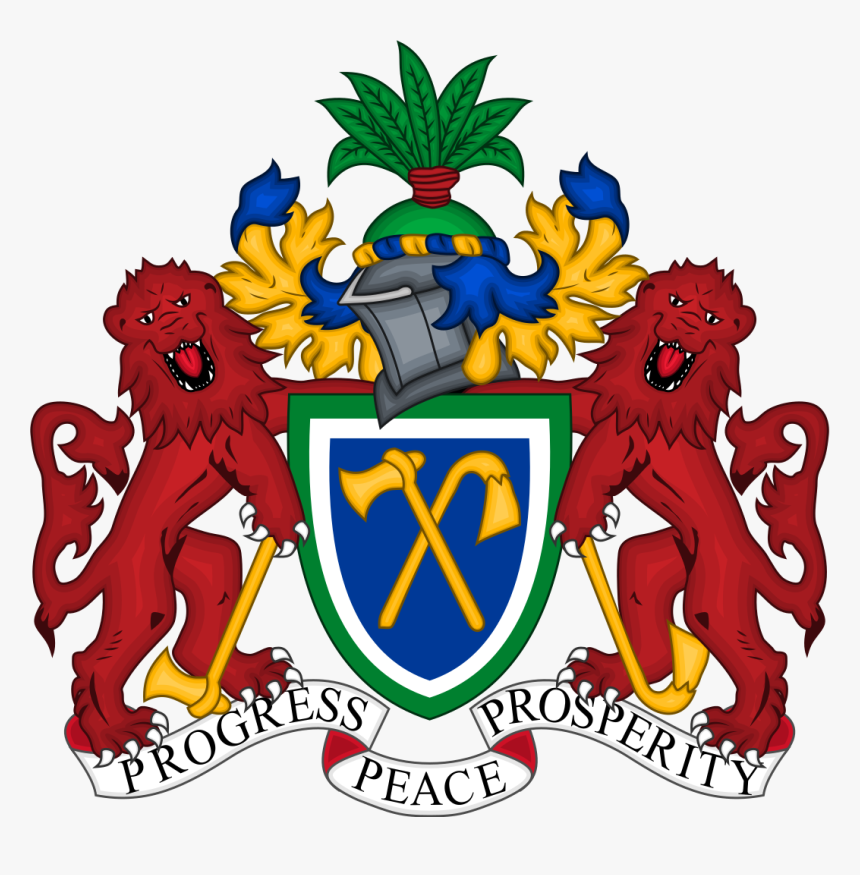 Gambia Coat Of Arm Png, Transparent Png