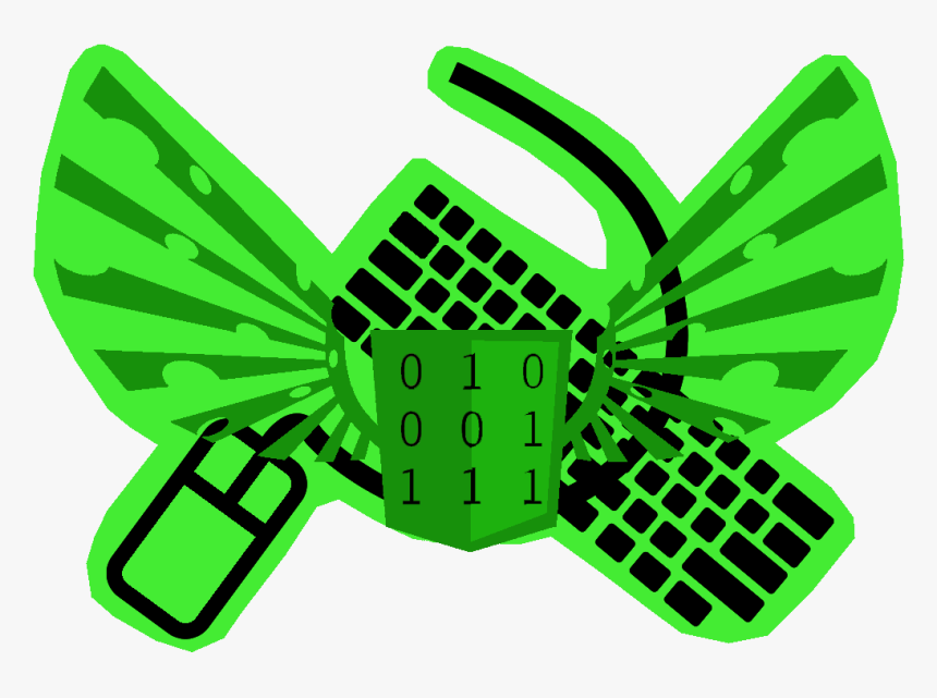 Naomi Hacker Sticker - Keyboard And Mouse Cartoon, HD Png Download