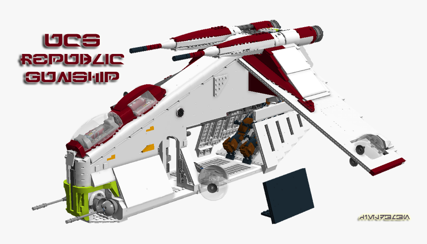Ucs Rgs 1 - Ucs Republic Gunship, HD Png Download
