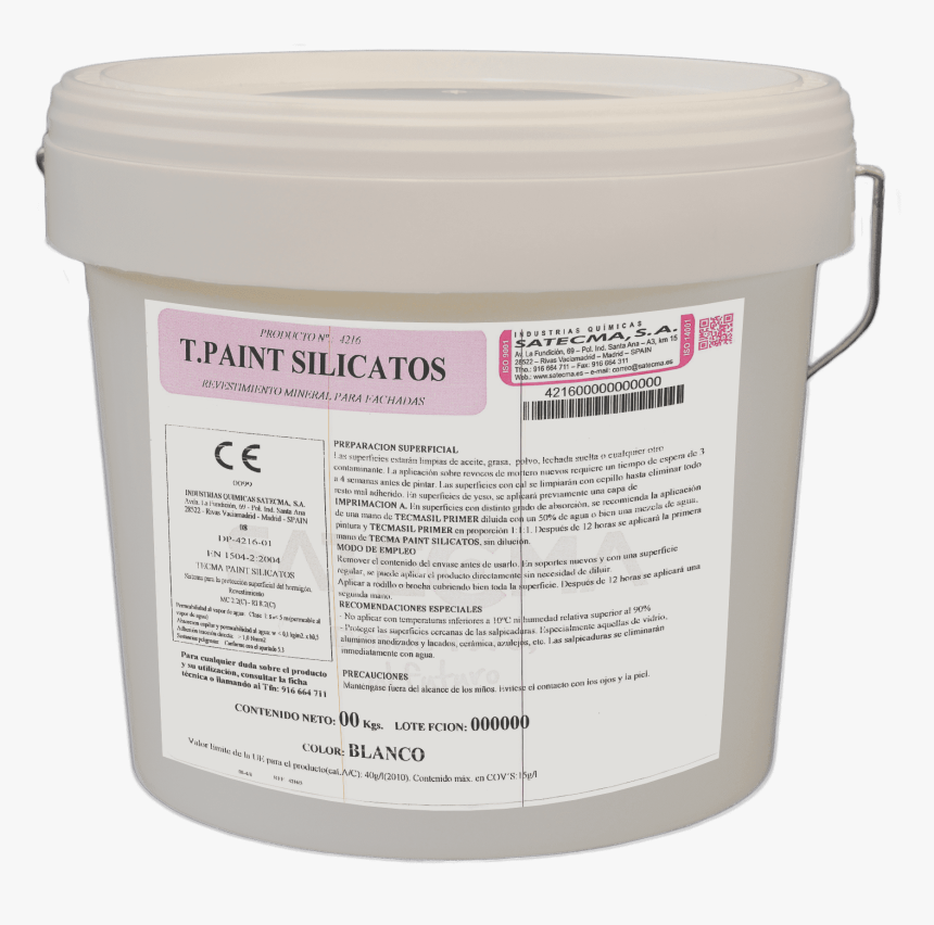 Pintura Silicato - Clorox De Piscina Composicion Quimica, HD Png Download