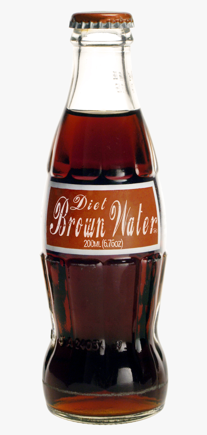 Brown Water & Diet Brown Water Are Semi-caramel Flavoured - Coca Cola Png, Transparent Png