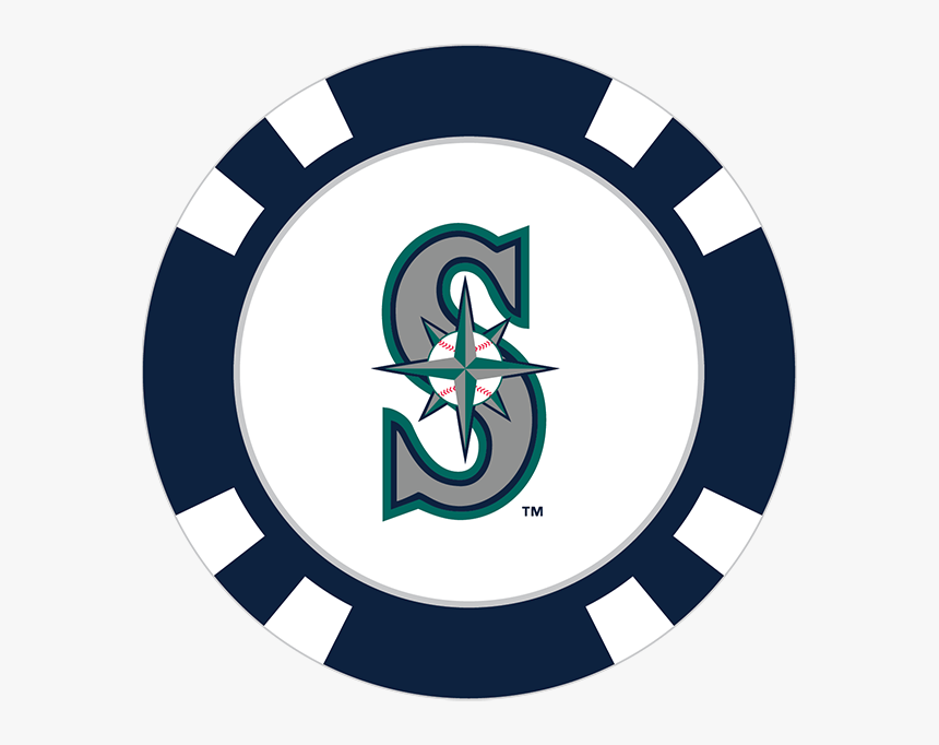 Seattle Mariners Poker Chip Ball Marker - Seattle Mariners, HD Png Download