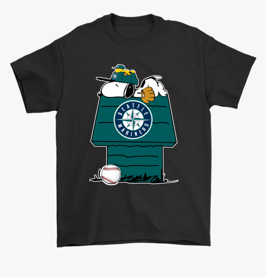 Seattle Mariners Snoopy And Woodstock Resting Together - Grinch Teacher Shirt, HD Png Download