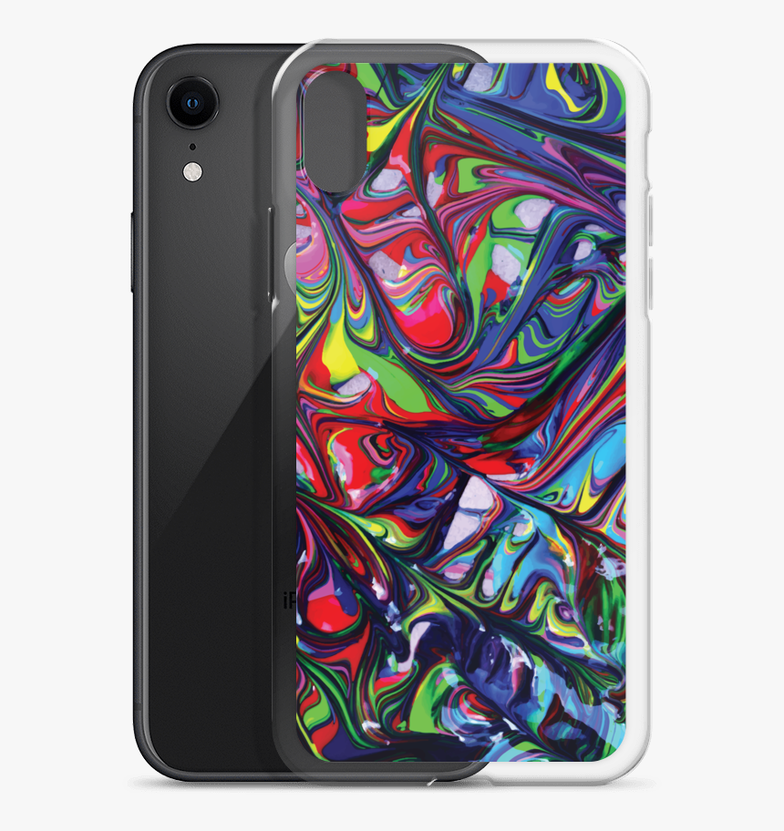 Stained Glass Mockup Case With Phone Black Iphone Xr - تصاویر رنگارنگ برای پس زمینه, HD Png Download