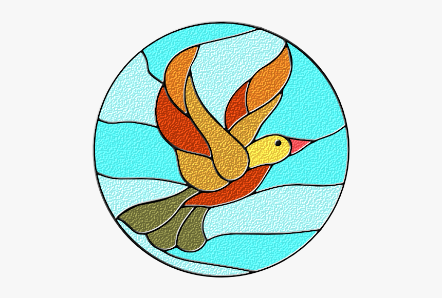 Coloring Pages Stained Glass, HD Png Download