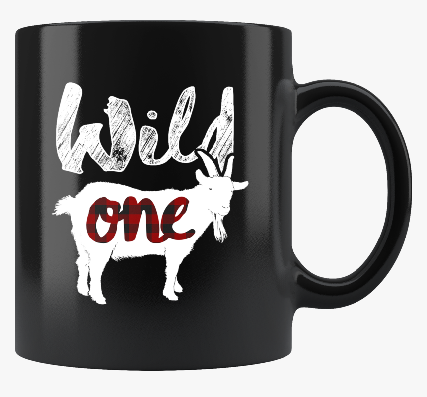 Goat Wild One Birthday Lumberjack Party Buffalo Plaid - Mug, HD Png Download