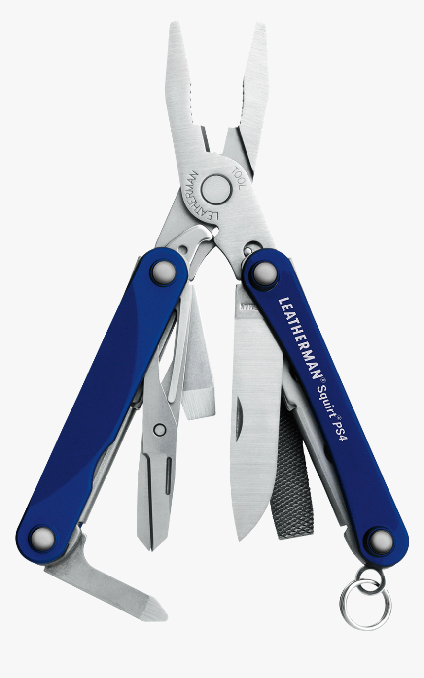 Squirt Ps4 Multitool - Blue Leatherman Squirt Ps4, HD Png Download
