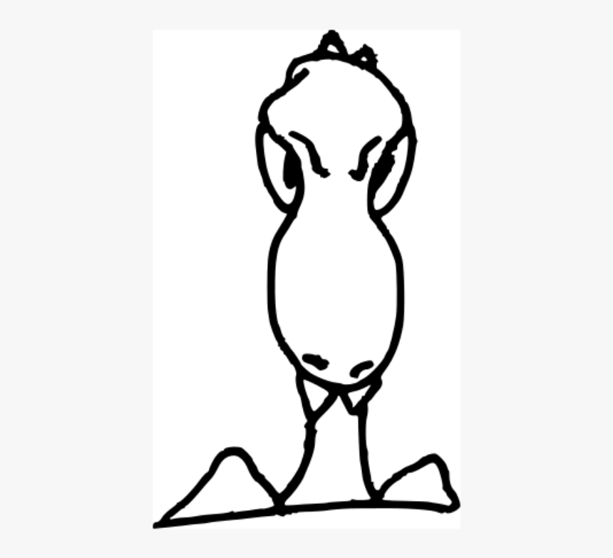 Suspisious Dragon Head - Drawing, HD Png Download