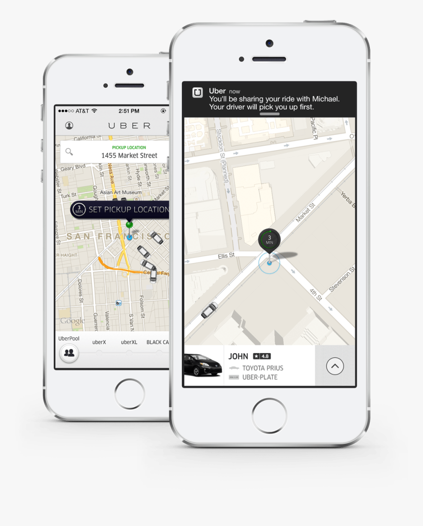 Uber Share Ride, HD Png Download