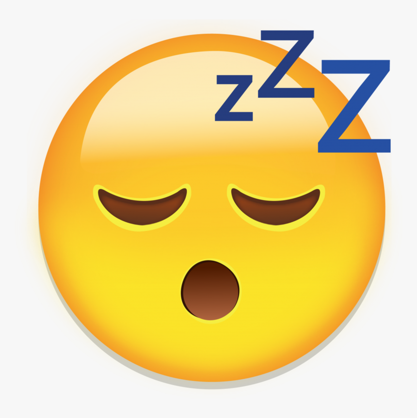 Emoticon Sticker Smiley Face Sleep Emoji - Sleeping Emoji Png, Transparent Png
