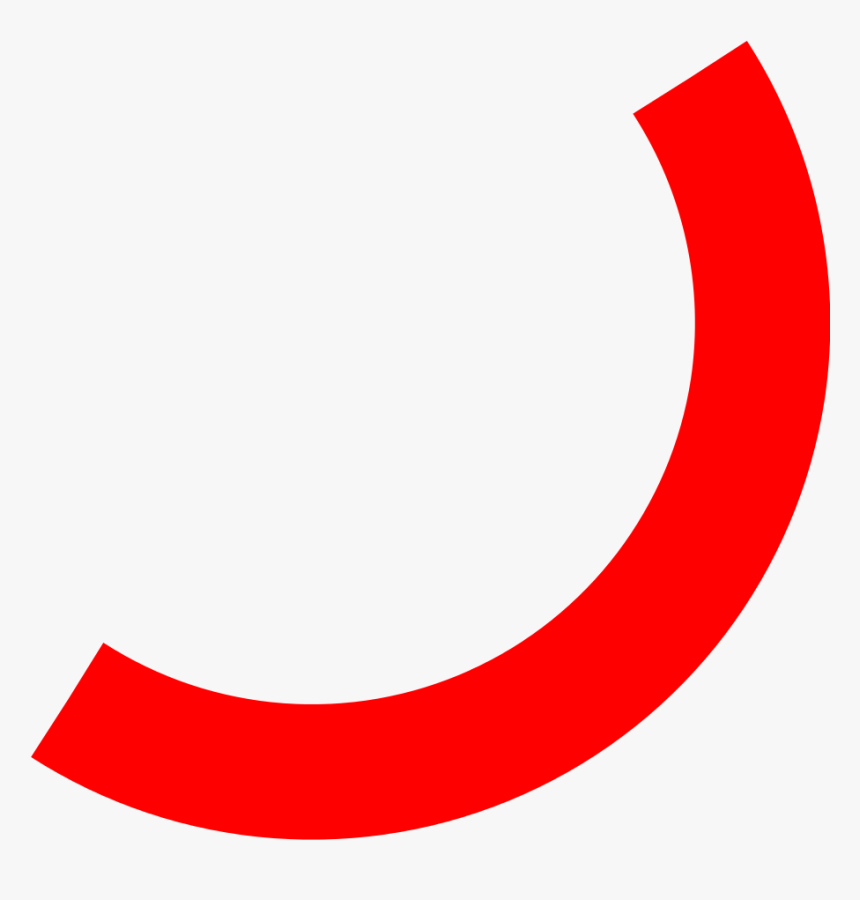 Red Arc Line Png, Transparent Png