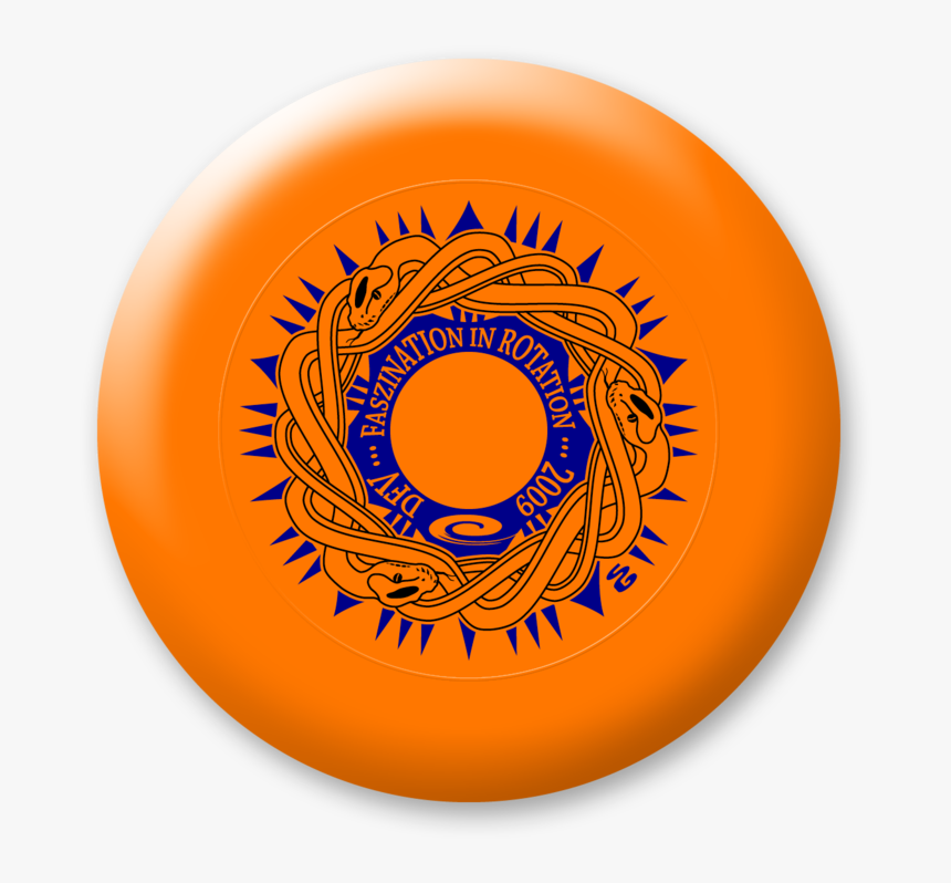 Orange Frisbee Png, Transparent Png