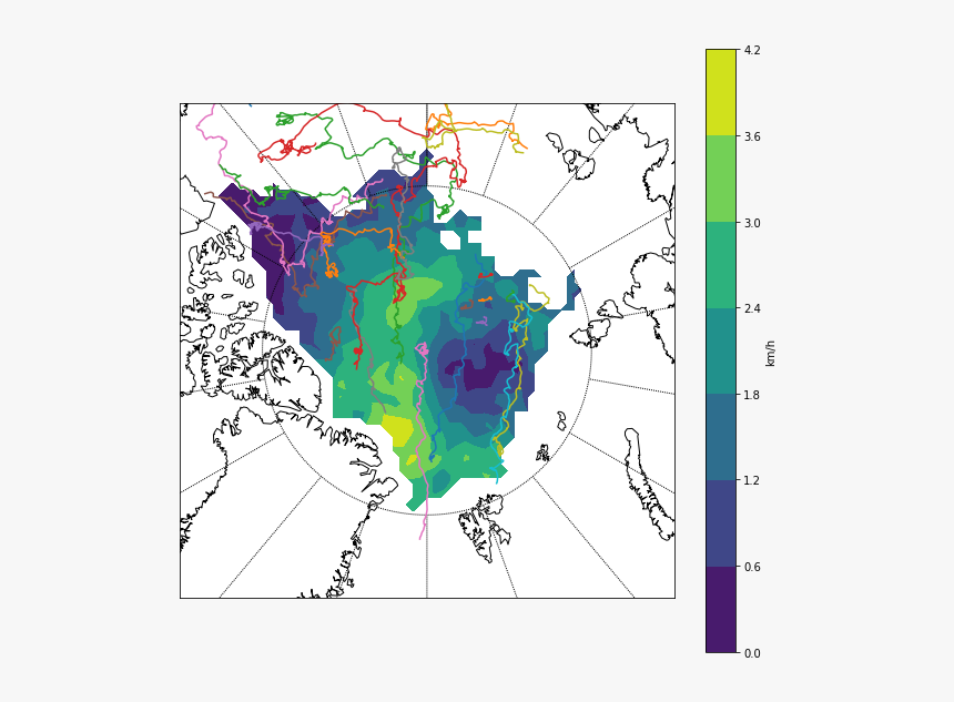 Floe Path Forecast - Atlas, HD Png Download