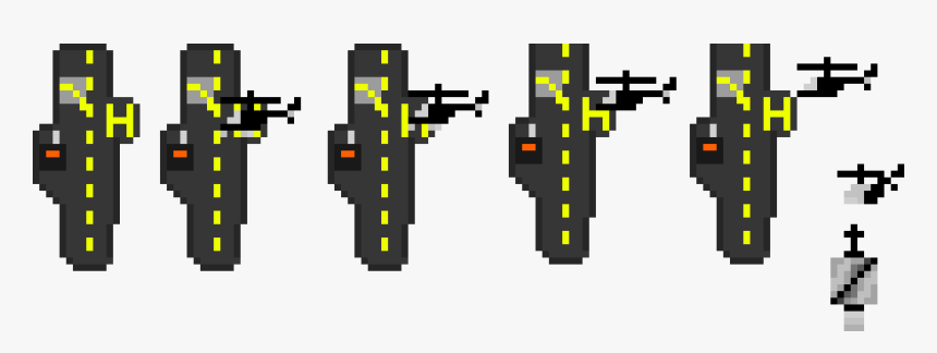 Aircraft Carrier Pixel Art, HD Png Download