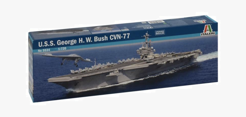 Aircraft Carrier George Hw Bush Scale Model, HD Png Download