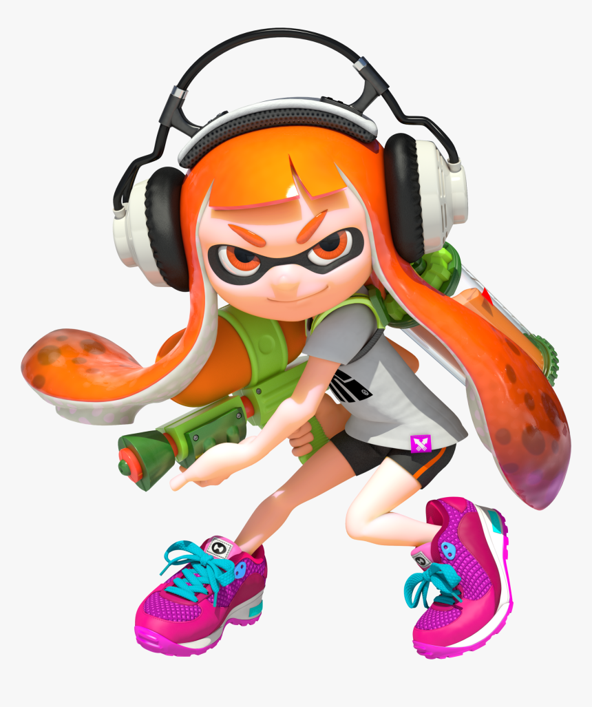 Summary Images Provided By Official Source Licensing - Splatoon 2 Inkling Girl Orange, HD Png Download