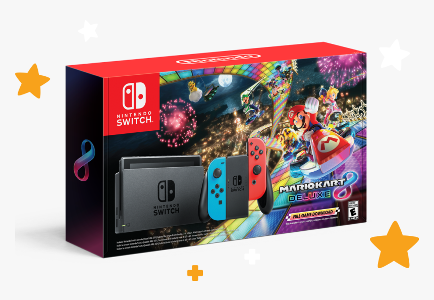 Nintendo Switch Mario Kart 8 Deluxe Bundle, HD Png Download