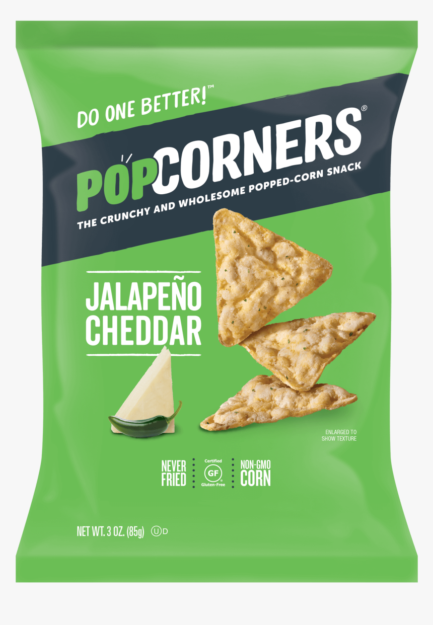 Popcorners White Cheddar Jalapeno, HD Png Download