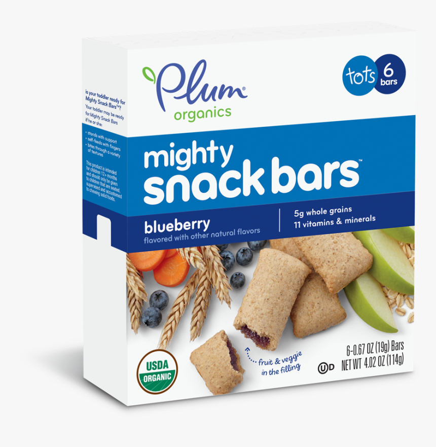 Plum Organics Mighty Snack Bars, HD Png Download