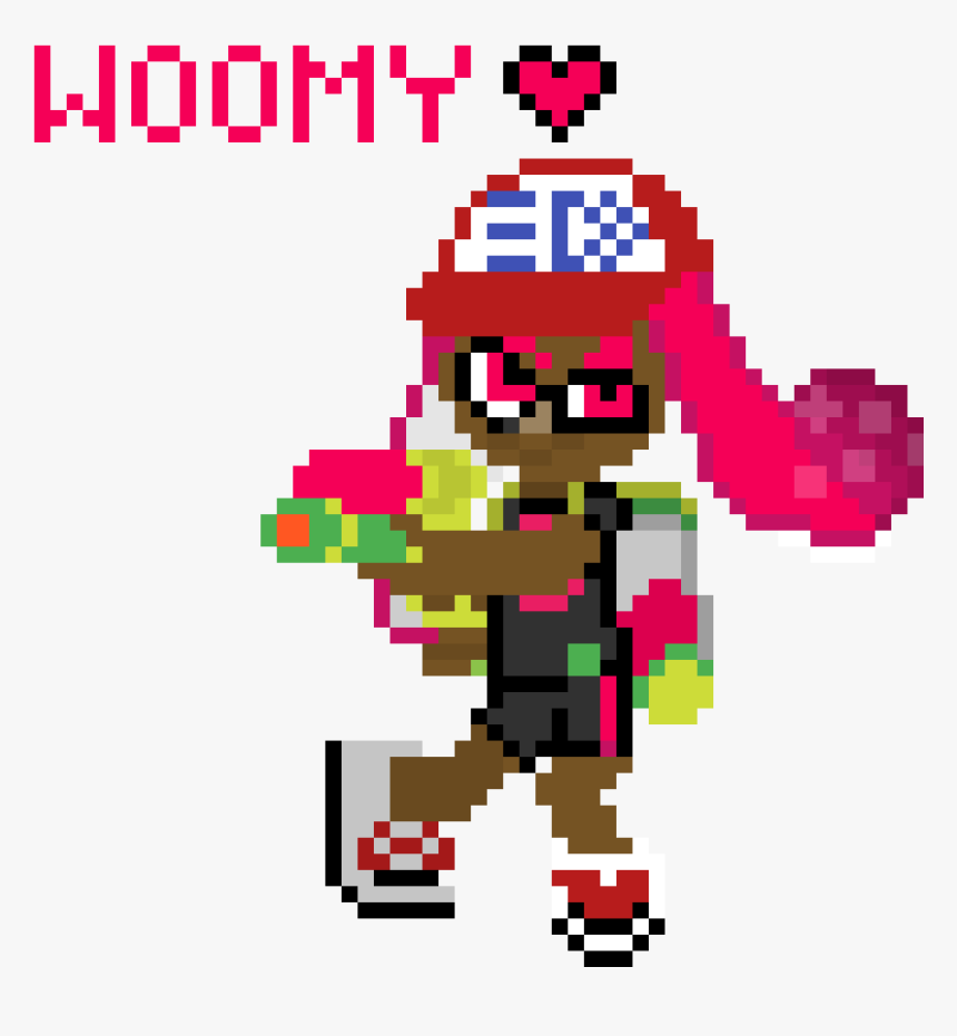 Inkling Girl Pink Super Smash Bros Ultimate, HD Png Download