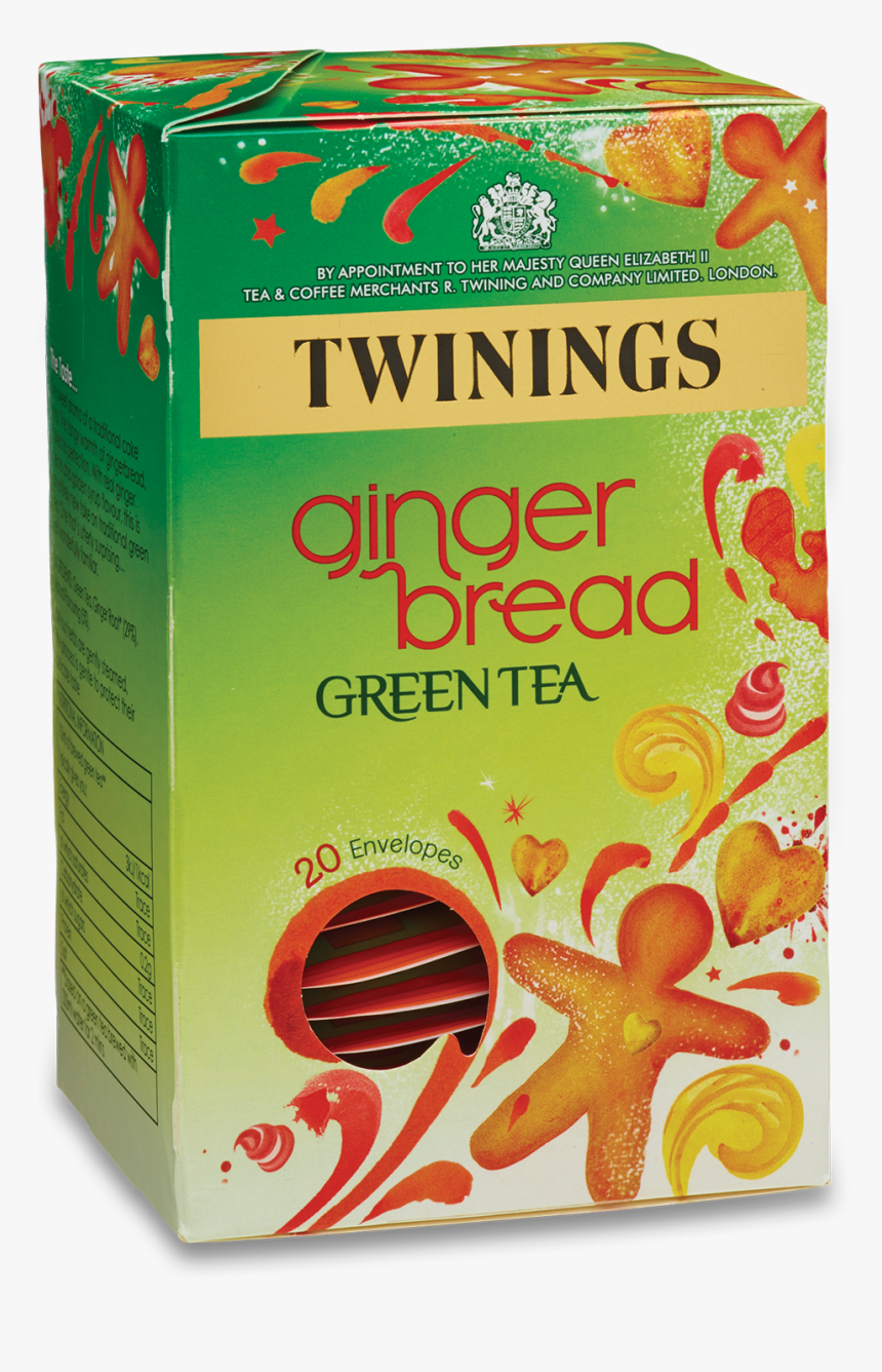 Twinings Green Tea Gingerbread, HD Png Download