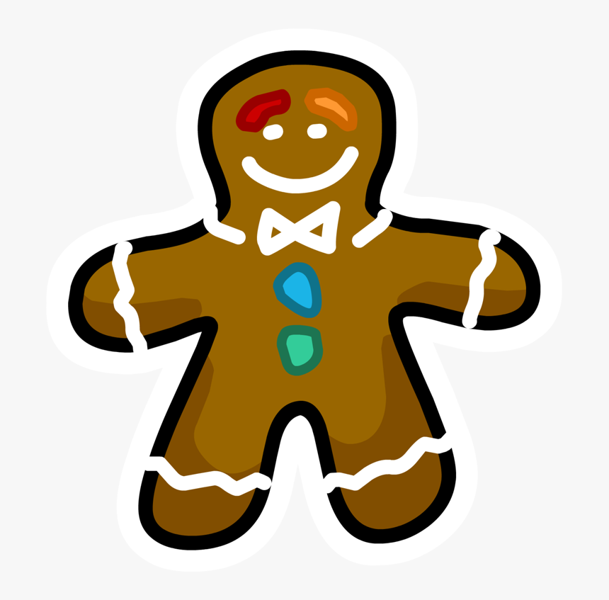 Gingerbread Man Pin - Gingerbread Man Gif Transparent, HD Png Download