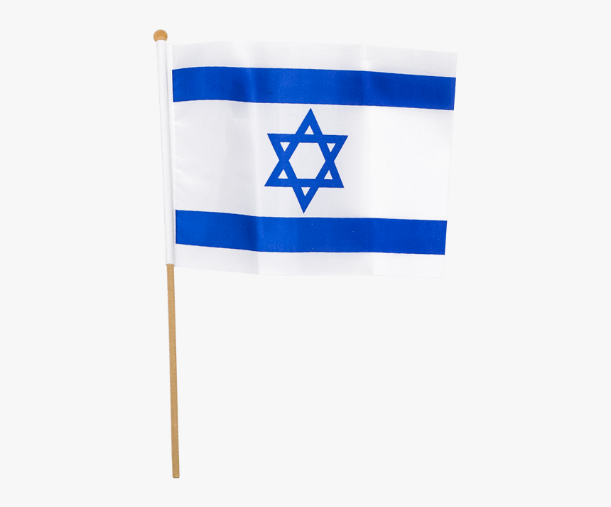 Israel Flag With Stick Png, Transparent Png