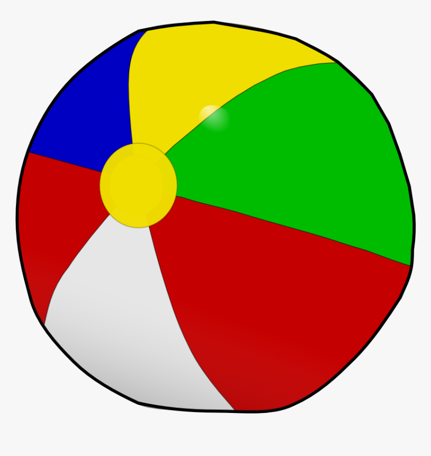 Beach Ball - Clipart Beach Ball, HD Png Download