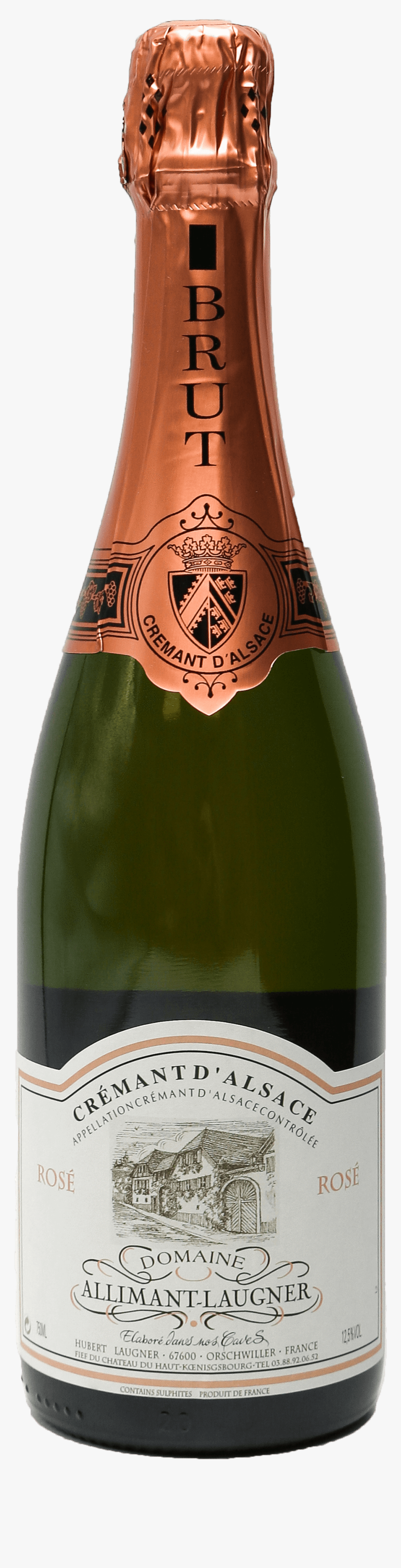 Nv Domaine Allimant-laugner Cremant D Alsace Rose - Cremant D Alsace Allimant Laugner Rose, HD Png Download