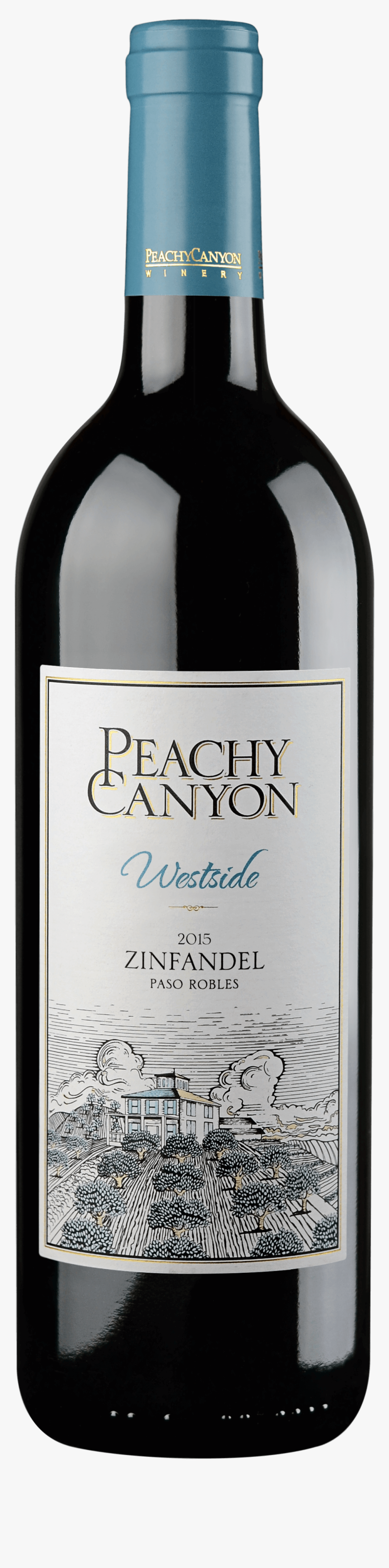 2015 Westside Zinfandel - Peachy Canyon Westside Zinfandel, HD Png Download