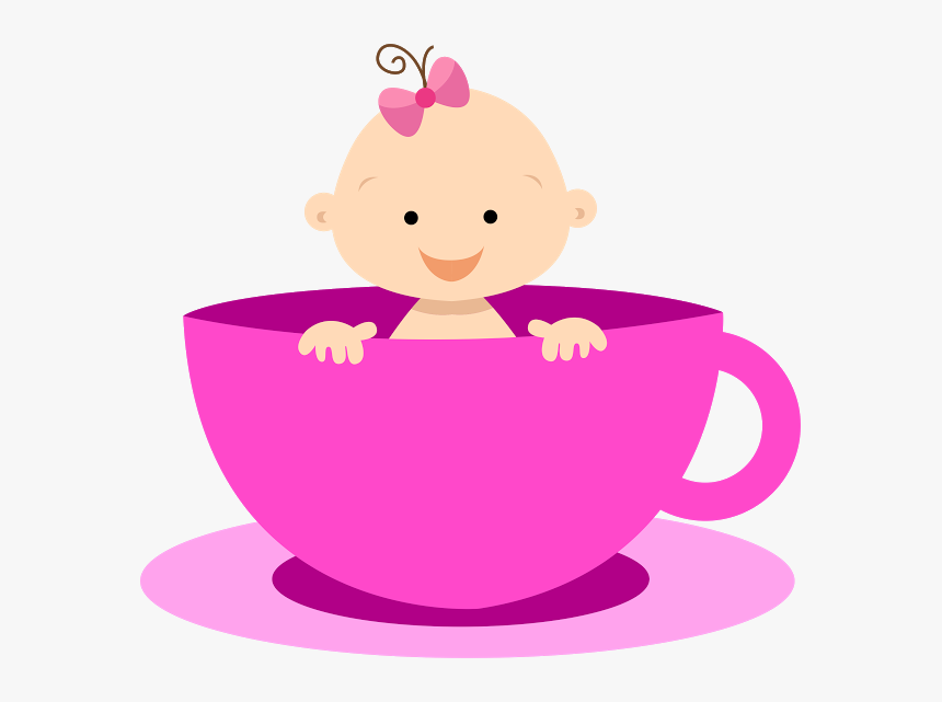 Baby In Teacup Clipart, HD Png Download