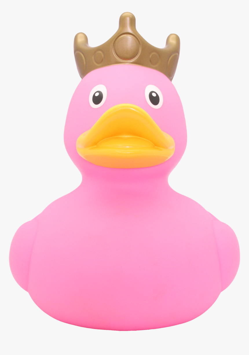 Big Rubber Duck With Crown, HD Png Download