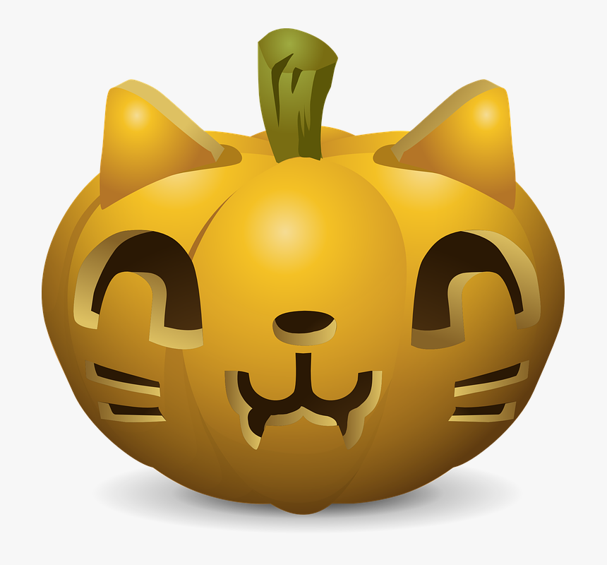 Cat Pumpkin Carving, HD Png Download