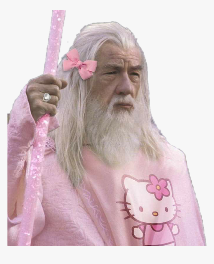 Gandalf Hello Kitty , Png Download - Gandalf Pink Hello Kitty, Transparent Png