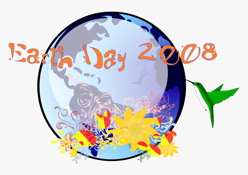Clipart Earth Day - Earth Day 2008 Logo, HD Png Download