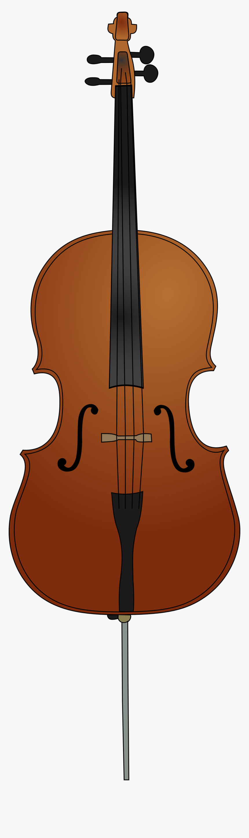 Clipartist Net Clip Art - Cello Clipart, HD Png Download