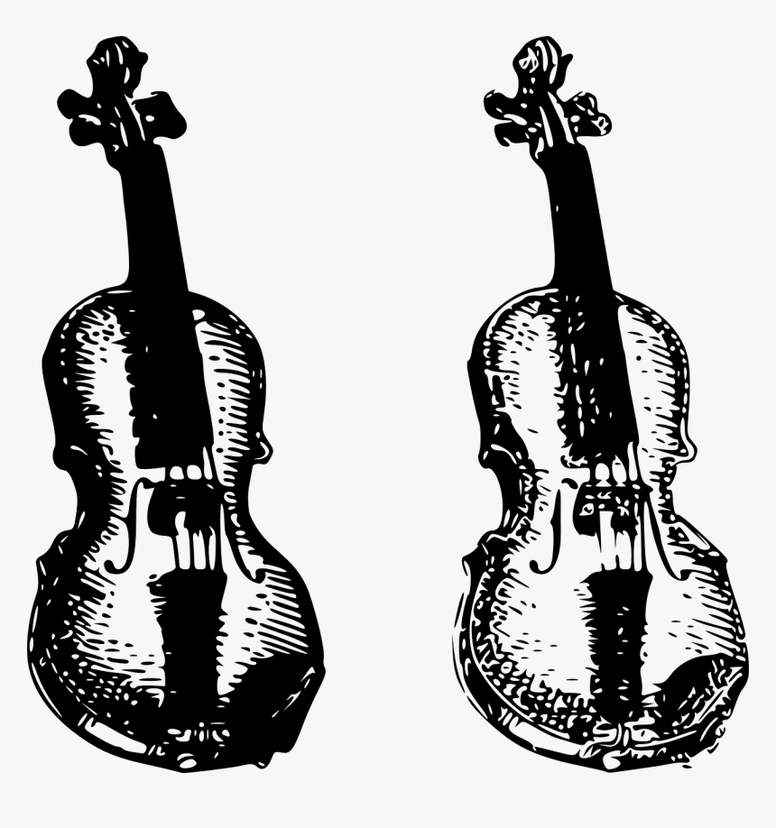 Violin Design On T Shirt, HD Png Download
