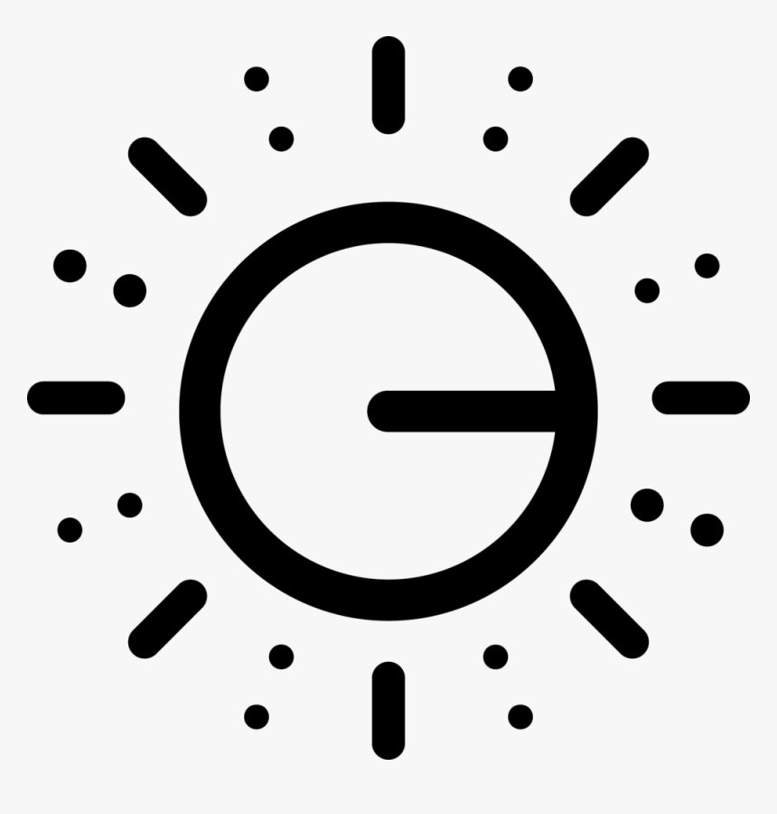 Black Icon - Sunlight Png Icon, Transparent Png